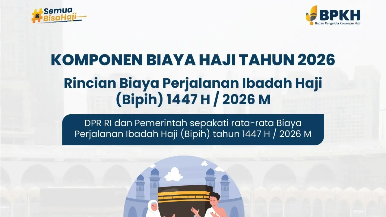 Rincian Komponen Biaya Haji 2026